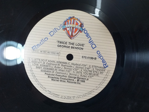 George Benson Twice The Love E While The City Sleeps 2 Lps