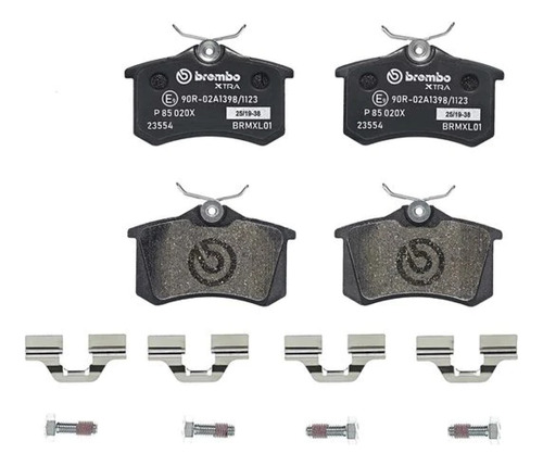 Balatas Traseras Audi A1 Cool 2011-2012-2013-2014 Brembo