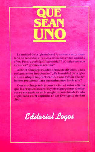 Que Sean Uno - Jorge Himitian