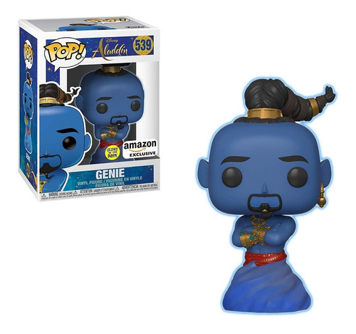 Funko Pop! Genie 539 Disney Aladdin Exclusive Glows Dark