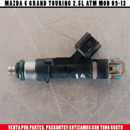 Inyector Mazda 6 Atm 2.5l Modelo 2009 - 2013 Combu. Gasolina