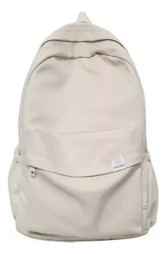 2023 Mochila Escolar De Colores Sólidos Y Sencillos For Niñas