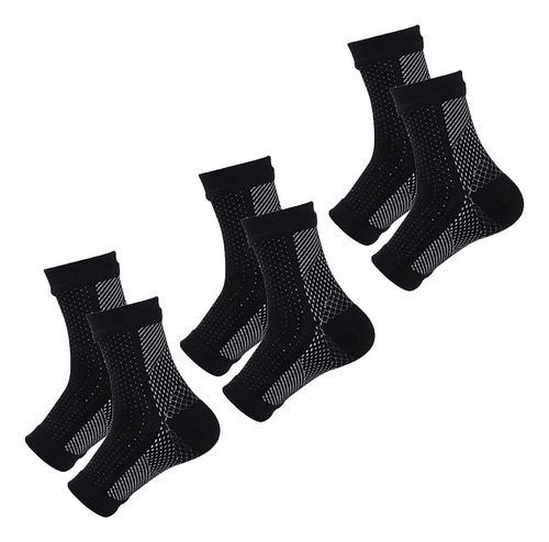 Calcetines S Fasciitis Grip Socks Para Fútbol Y Fitness, 3 P