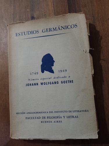 Estudios Germánicos - Johann Wolfgang Goethe