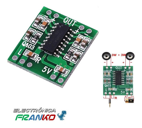 Módulo Amplificador Pam8403 Arduino 3w + 3w Stereo