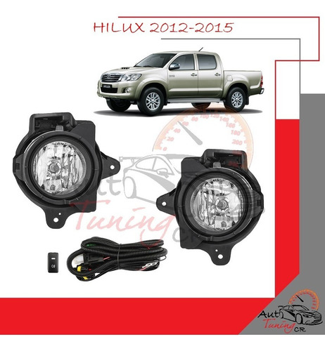 Halogenos Toyota Hilux 2012-2015
