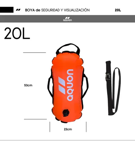 Boya Seguridad Natacion 20 L Aguas Abiertas Tria Swim Buoy 