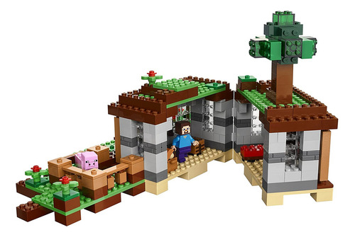 Minecraft La Primera Noche De Lego Modelo 21115