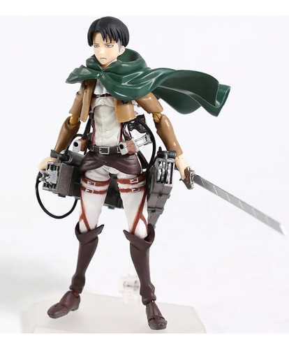 Levi, Attack On Titan, Figura Articulada Con Accesorios