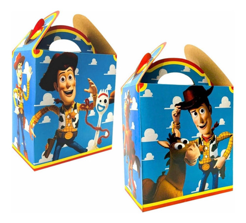 Woody Vaquero 40 Cajas Dulceras Bolos Recuerdo Fiesta Woody