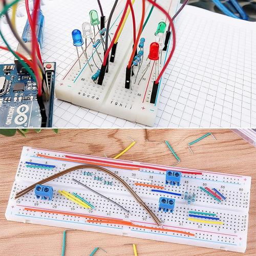 . Kit De Componente Electrónicos 830 Puntos Para Uno R3