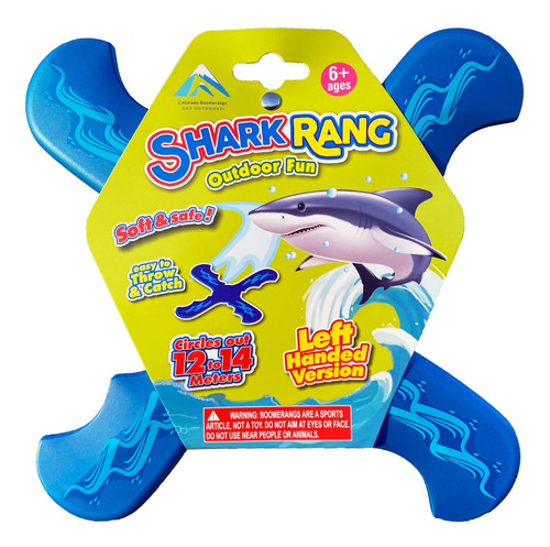 Boomerang Sharkrang Azul Zurdo Gran Para Principiante Niño