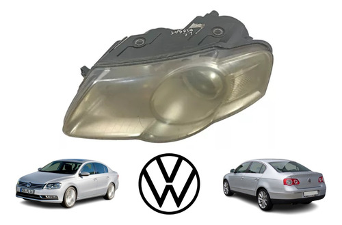 Farol Dianteiro Vw Passat 2007 2008 2010 Lado Esquerdo Fsi 