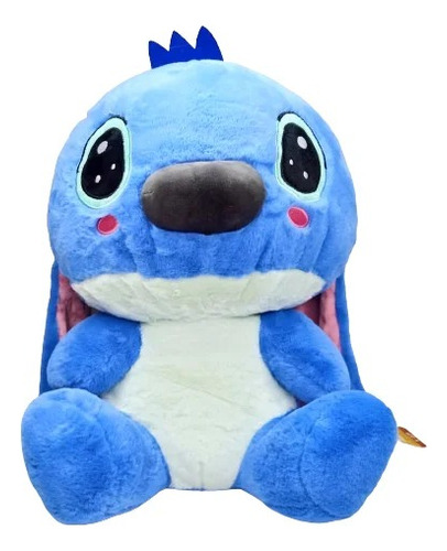 Peluche Stitch Grande Kawaii Azul Suave Importado 45 Cm