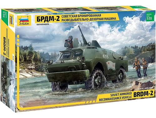 Zvezda Blindado Ruso Brdm-2 1/35 Supertoys