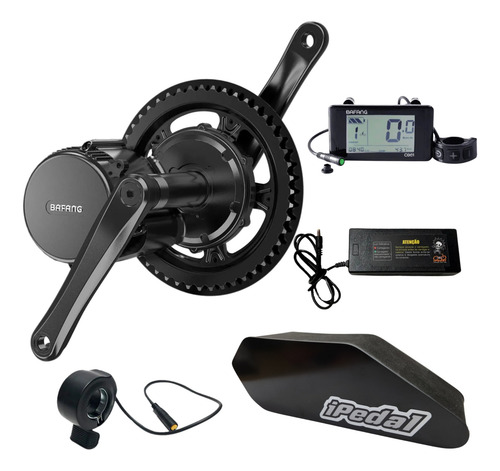 Kit Motor Ebike Bafang 250w Bateria Fixa Ipedal 540wh 15ah