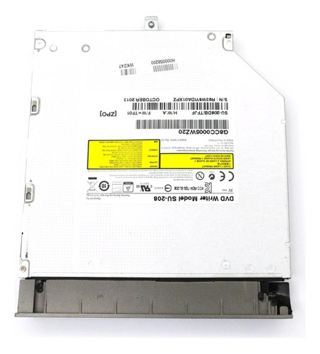 Gravador Dvd Toshiba Notebook Su 208 G8cc0005wz20 Original *