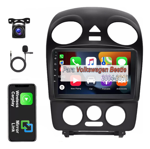 Sistema Estéreo Carplay Para Volkswagen Beetle De 2004 A 201