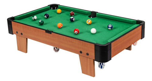 Mini Juego Mesa De Billar Tabla De Pool 49x28x17 Accesorios