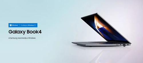 Notebook Samsung Galaxy Book4 Intel® Core™ i5-1335U (1.3 Ghz, até 4.6GHz, 12 MB L3 Cache), Windows 11 Home, 8GB, 512GB SSD, Iris Xe, 15.6'' Full HD LED, 1.55kg - Excelente (Recondicionado)