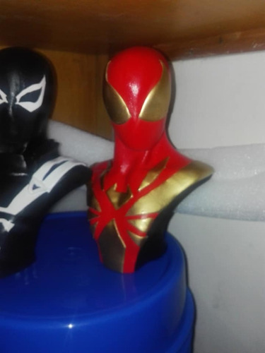 Busto Marvel Iron Spiderman Casi 20cm