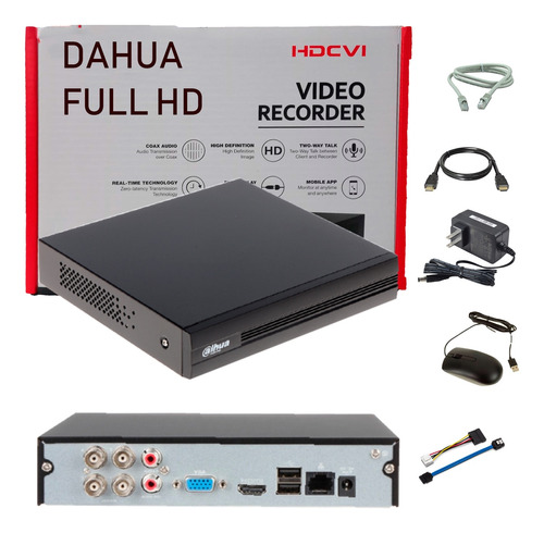 Dvr De 4 Canales Pentahibrido Dahua 2 Megapixel Hd 1080p