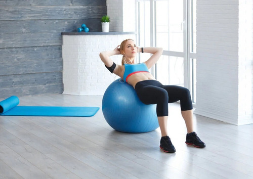 Imagen 6 de 10 de Pelota Esferodinamia Tecnotips® 55cm Pilates Yoga + Inflador