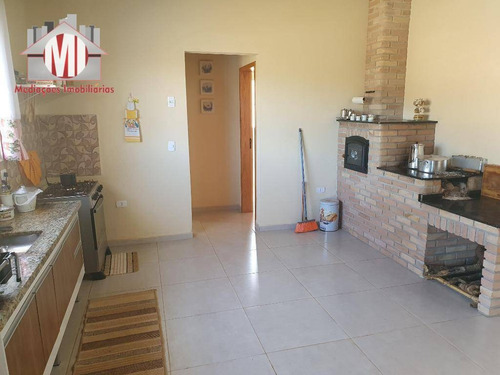 Imagem 5 de 23 de Linda Chácara Com Escritura, 03 Dormitórios, Piscina, Campo De Futebol, Pomar, À Venda, 1000 M² Por R$ 465.000 - Zona Rural - Pinhalzinho/sp - Ch0725