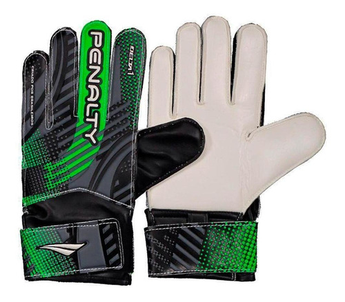 Luva De Goleiro Penalty Delta 1 Adulto Tam. 9 Verde E Preto