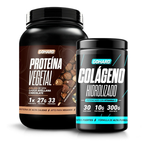 Proteina Vegetal Avellana + Colageno Hidrolizado - Gohard