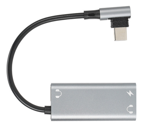 Adaptador Tipo C For Carga De Auriculares 3 En 1 De 3,5 Mm,