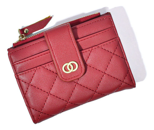 Cartera Corta Estilo Coreano Para Varias Tarjetas Para Mujer