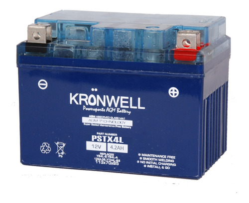 Bateria Kronwell Gel Corven Expert 80 Ytx4l Yb4l-b 12n4-3b