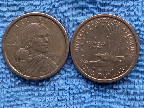 2 Monedas De 1 Dollar Estados Unidos Del 2001