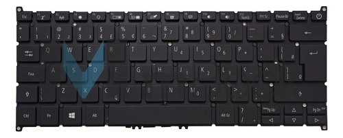 Teclado Compatível Com Acer Swift 3 Sf314-54-p25j Com Leds