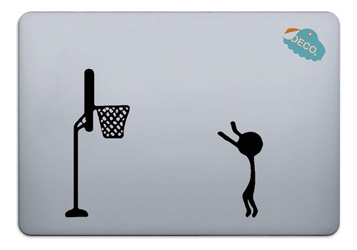 Calcomanía Sticker Para Laptop Basketball Mod2