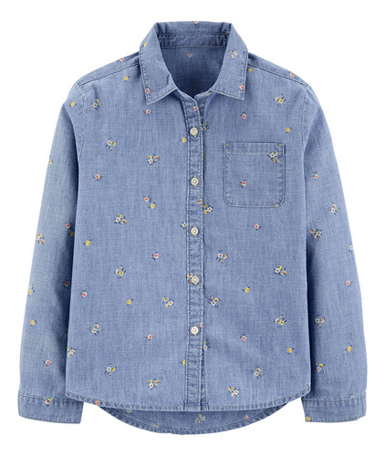 Oshkosh Camisa Mangas Largas Flores