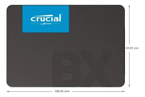 Crucial Bx500 4tb 3d Nand Sata Ssd Interno De 2.5 Pulgadas