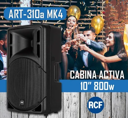 Cabina Activo Rcf Art 310a Mk De 10 Pulgadas