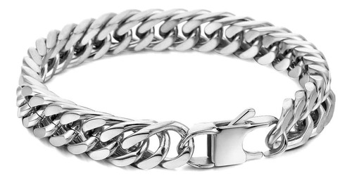 Cadena De Pulsera Para Hombre Hermah Acero Inoxidable 316l C