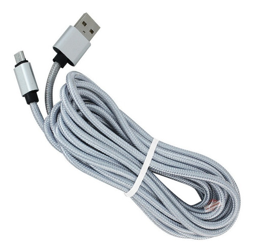 Cable Usb Reforzado Metálico Carga Rápida 3m V8 A-40