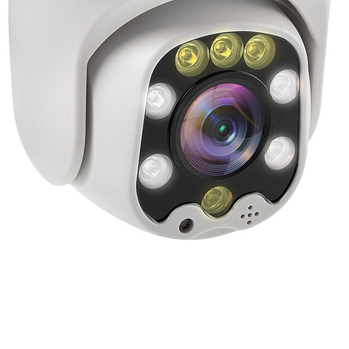 Imagen 4 de 5 de Camara Domo Exterior Seguridad Ip Full Hd 1080p Wifi 320° Color Blanco