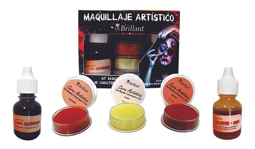 Set De Maquillaje Caracterización Para Halloween, Teatro Etc