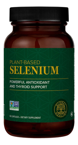 Global Healing Selenium 60 capsules sin sabor