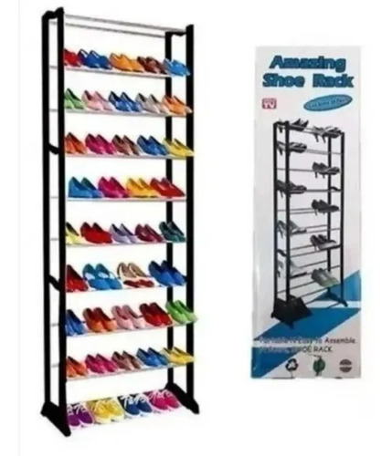 Organizador Zapatero Ajustable 1 A 10 Niveles 30 Pares Zapat