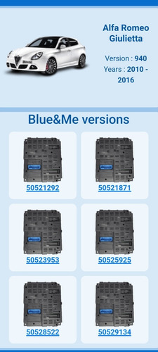 Módulo Blue & Me Para Fiat Y Alfa Romeo (Usado)