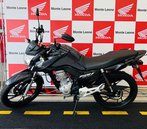 Moto Honda Cg 160 Fan Preta 2024 2024 0km Com Garantia