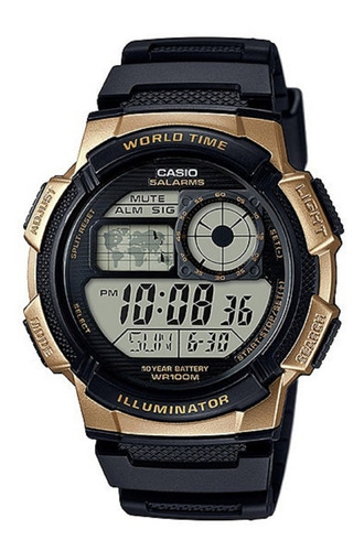 Reloj Casio Ae1000w Original Resistente Agua Pila 10 Años