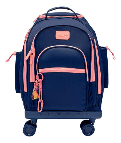 Mochila Com Rodinha 360 Azul Marinho - Puket