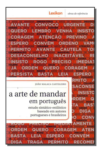 Libro Arte De Mandar Em Portugues A De Casteleiro Joao Malac